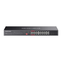Mercusys 20-Port Gigabit Rackmount  Switch with 16-Port PoE+ | MS120GP-MRC-MS120GP