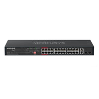 Mercusys 28-Port Gigabit Rackmount Switch with 24-Port PoE+ | MS128GP-MRC-MS128GP