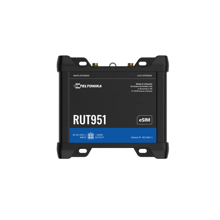 Teltonika Industrial 4G WiFi IoT Router E-Sim version | RUT951 Teltonika