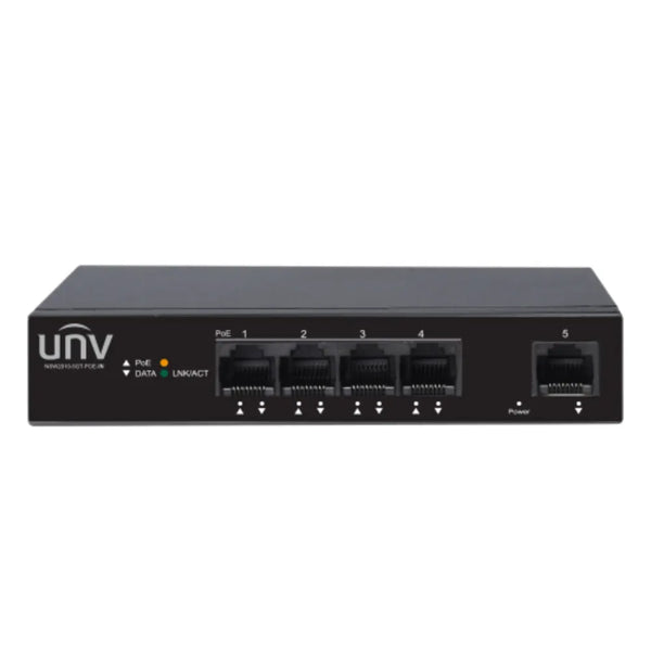 Uniview 4x Gigabit PoE Ethernet Port switch | NSW2010-5GT-POE-IN-UN-NSW2010-5GT-POE-IN