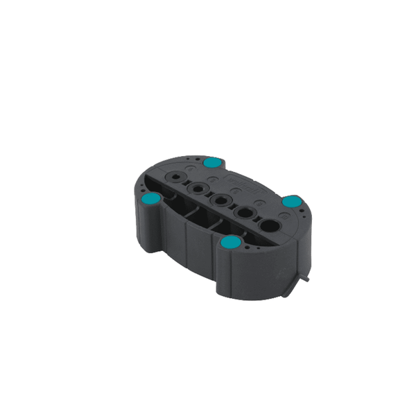 WOLFCRAFT Accumobil Drill Guide: Mobile Drilling Aid with Metal Guide Bushings for Precise & Straight Holes - Model 4685000
