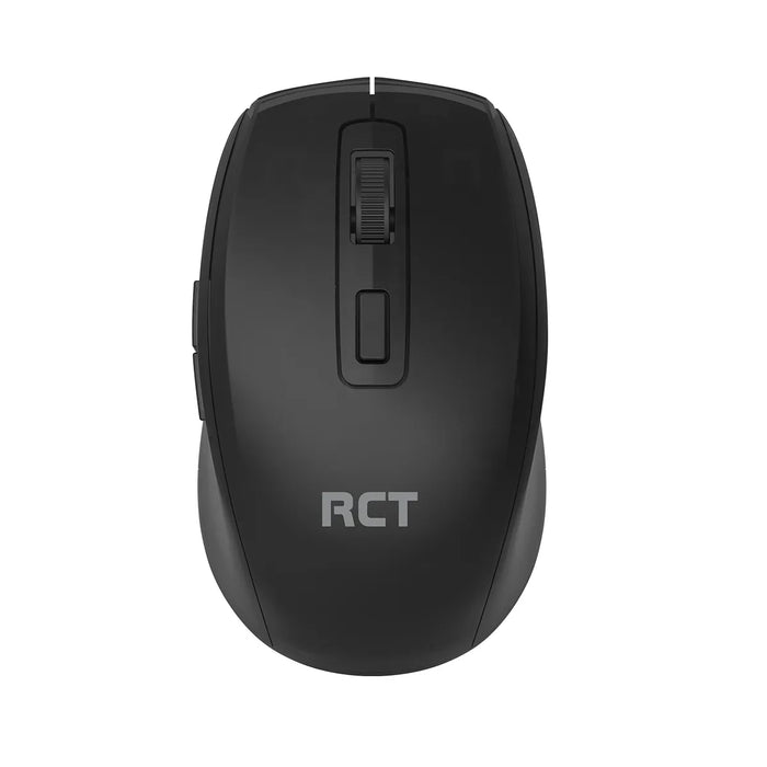 RCT 2.4GHz Wireless Optical Mouse | 6-Button | Silent Click | Adjustable DPI (800/1200/1600) | USB Receiver | Black RCT Peripherals