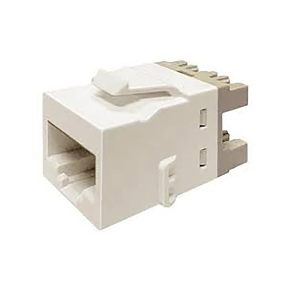 COMMSCOPE KJ-SERIES CAT5E WHITE NETWORK KEYSTONE,1-2291217-3