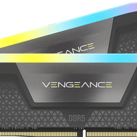 Corsair VENGEANCE RGB DDR5 32GB (2x16GB) DDR5 6000 CL36-44-44-96 1.4V  Intel XMP and AMD EXPO Memory - Grey.-CMH32GX5M2E6000Z36