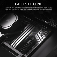 FRAME 4000D LCD RS ARGB Premium Mid-Tower PC Case; Includes 4x RS120 PWM ARGB Fans; XENEON EDGE; Black.