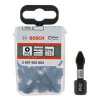 Bosch - Screwdriver Bit Impact PH2 25mm 25pc - 2607002803