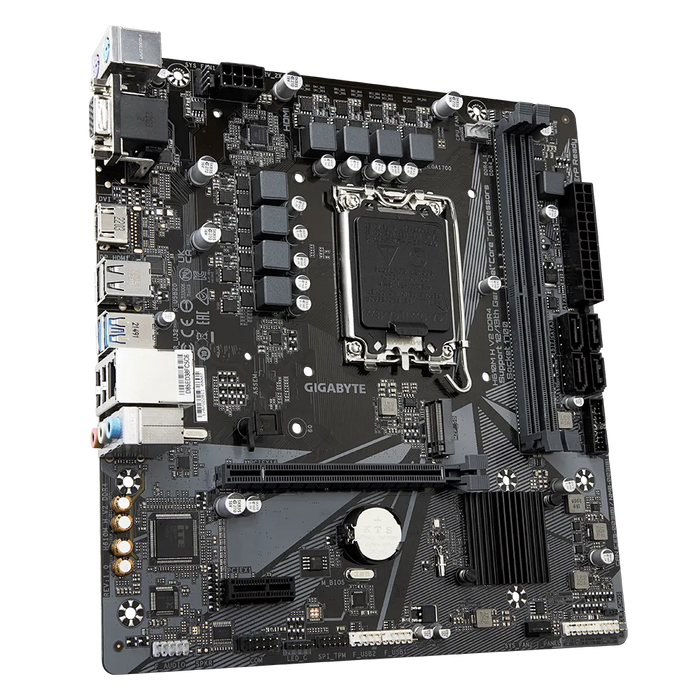 GIGABYTE H610M Motherboard: LGA 1700, DDR4, mATX, Intel Chipset. PC Component for Gaming & Desktop Builds.