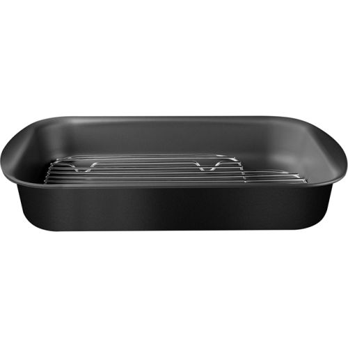Tramontina Brazil 34Cm Roasting Pan With Grill(Non-Stick) - 20048/034