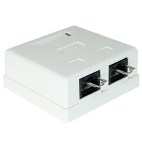 Acconet CAT6 Dual RJ45 Wall Box | CAT6-BOX-2