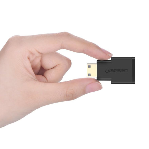 UGREEN 20101-20101 Mini HDMI to HDMI Adapter - Black-20101-20101