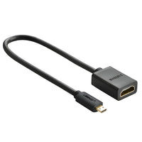 UGREEN Micro HDMI to HDMI Adapter - 4K Compatible, Black - Connect Cameras & More