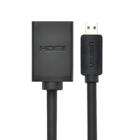 UGREEN Micro HDMI to HDMI Adapter - 4K Compatible, Black - Connect Cameras & More