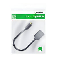 UGREEN Micro HDMI to HDMI Adapter - 4K Compatible, Black - Connect Cameras & More