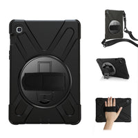 Port Designs Pro Shock 360 Rugged Protective and Rotative Folio for Samsung Galaxy Tab A9+ - Black