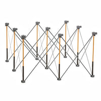 Bora Centipede CK9S Workstand 4x4 with X-Cups & Clamps: Portable Jobsite Workstation