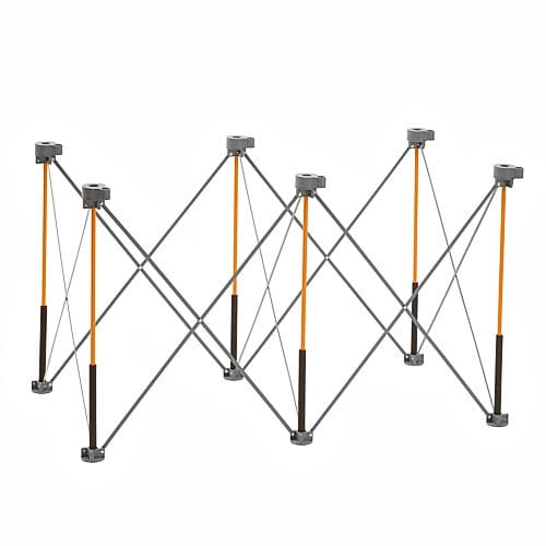 Bora Centipede CK6S Workstand: 2x4ft Heavy-Duty Portable Folding Table Frame - 2500lbs Capacity w/ Clamps & X-Cups
