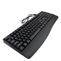 RCT Wired USB Keyboard & Mouse Combo | 104-Key Membrane Keyboard | AI Tool Key | Optical Mouse; 1000-3200 DPI RCT Peripherals