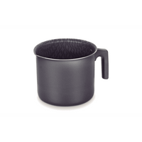 TRAMONTINA Paris Milk Boiler 16cm: Non-Stick Aluminum Pot with Anti-Thermal Handle | Easy Clean Cookware
