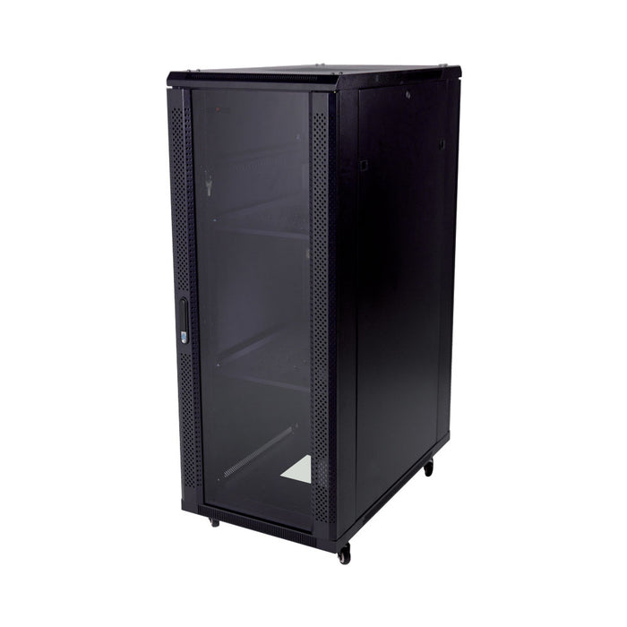 22U 600X600MM 2 FANS,1 FIXED SHELF,GLASS DOOR... - RCK-SH05J-22U-600D