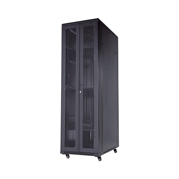 27U 600X800MM,4 FANS,2 SHELVES,DBL MESH FRT S/BACK - RCK-SH05J-27U800-DD