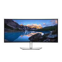 DELL UltraSharp 34 Curved Thunderbolt Hub Monitor U3425WE: Immersive display with stunning mountain & lake view.