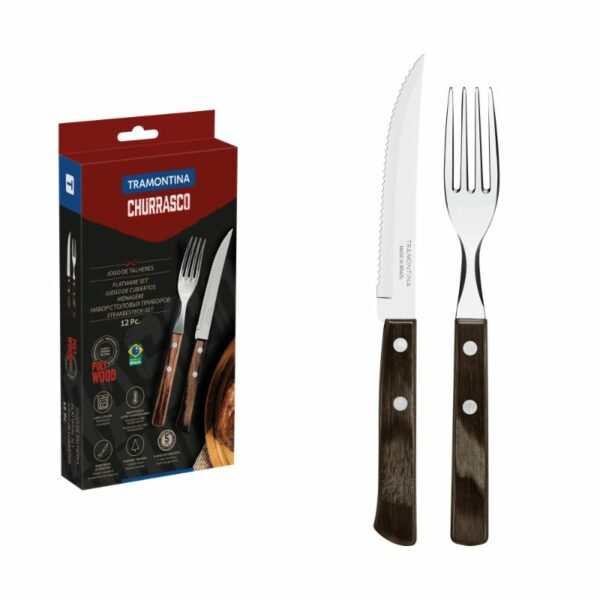 Tramontina 12Pc. Braai Set, Brown - 21199/911