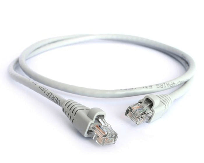 CAT6 Ethernet Cable 3M UTP Patch Lead Grey | High-Speed Network Cable