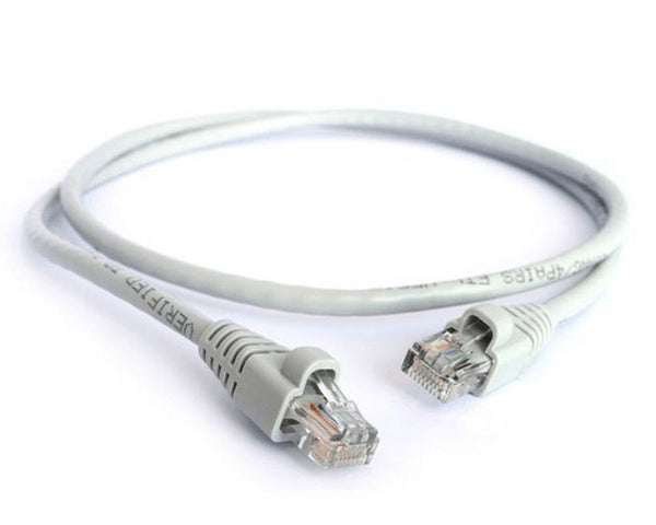 CAT6 Ethernet Cable 3M UTP Patch Lead Grey | High-Speed Network Cable