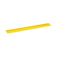 PVC DROP OVER CABLE COVER - YELLOW 1 CH MEDIUM - NET-PVC-COVER-1CH