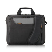 EVERKI ADVANCE BRIEFCASE | Fits up to 14 inch laptops | Trolley handle pass-through | Ergonomic two-way shoulder strap Everki