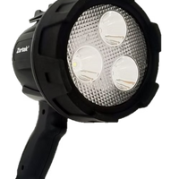 Extreme  Bright Spotlight, 3 x OSRAM P9 LED, 30W 4000lm, USB type C Rechargeable, Far Beam, Powerbank, Heavy-Duty, IP66, Rubberised, Includes USB Mains Charger