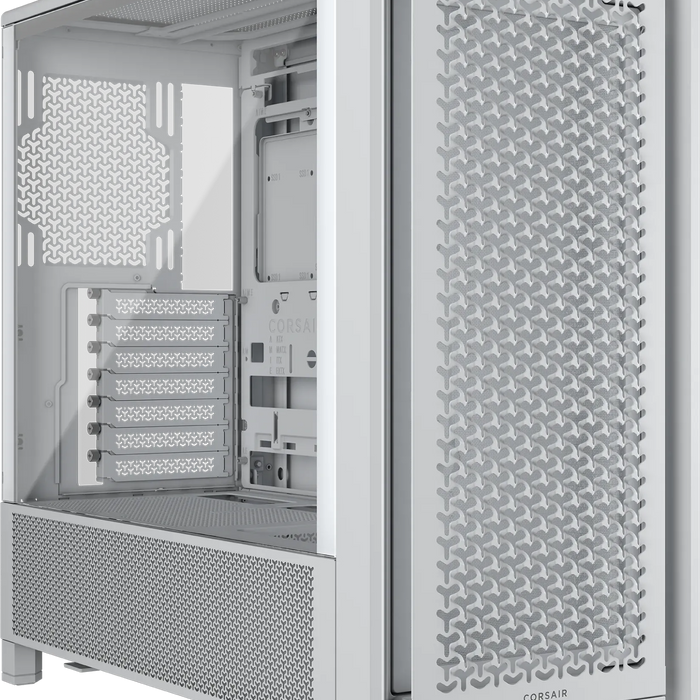 FRAME 4000D White Mid-Tower PC Case; 2x 3.5'' |  2x 2.5'' Drive Bays; Up to 360mm Radiator compatible; No Fans