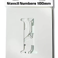 Stencil Set - Number set (0-9) 100mm - N100