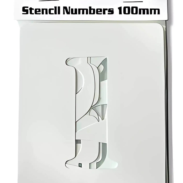 Stencil Set - Number set (0-9) 100mm - N100
