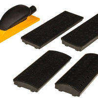 Mirka Hand Sanding Block Kit Grip, 40 Holes, 70mmx198mm, Yellow -48