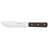 Tramontina 8 inch Butcher Knife - Stainless Steel Blade, Wooden Handle