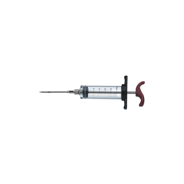Meat Injector 30ml - Marinade & Seasoning Syringe for BBQ Grill - Stainless Steel Needle