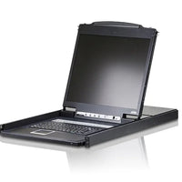 16P PS/2 USB VGA 19'' LCD KVM Switch W/(USA KB/SPKB)/W/(US/EU) CORD ATEN