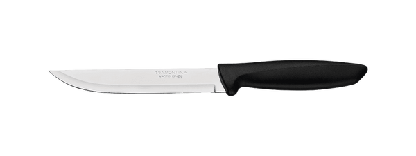 TRAMONTINA Kitchen Knife 6 inch - Stainless Steel Blade, Black Handle - Durable Chef Knife for Home & Professional Use