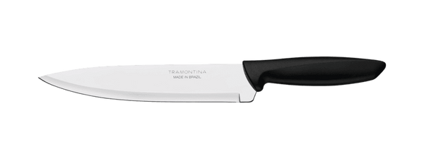 Tramontina 8\" Chef Knife - Stainless Steel Kitchen Knife with Black Handle | Buy Now!