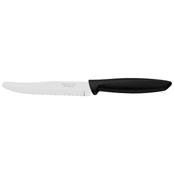 Tramontina Utility Knife 5 inch - Black Handle, Smooth Blade. Shop Tramontina Utility Knife online at chavda.com.