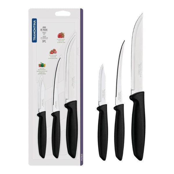 Tramontina 3Pc Knives Set - 23498/013