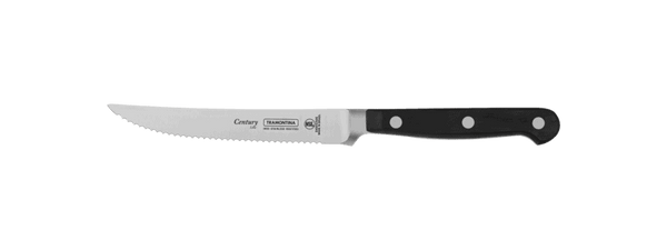 Tramontina Century 5" Steak Knife Serrated Edge - Stainless Steel Blade Steak Knife | Restaurant Grade