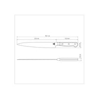 Tramontina 9'' (23Cm) Sushi Knife Yanagiba - Gold - 24039/009