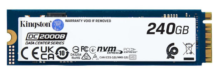 Kingston 240G DC2000B PCIe 4.0 M.2 2280 Enterprise SSD(No Heatsink)-SEDC2000BYM8/240G