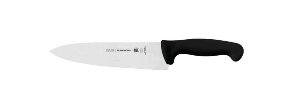 Tramontina 8" (20Cm) Meat/Cooks Knife, Black - 24609/008