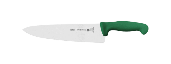 Tramontina 10" (25Cm) Meat/Cooks Knife, Green - 24609/020