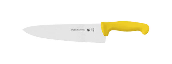 Tramontina 10" (25Cm) Meat/Cooks Knife, Yellow - 24609/050