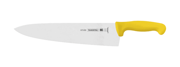 Tramontina 12" (30Cm) Meat/Cooks Knife, Yellow - 24609/052