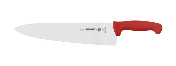 Tramontina 12" (30Cm) Meat/Cooks Knife, Red - 24609/072